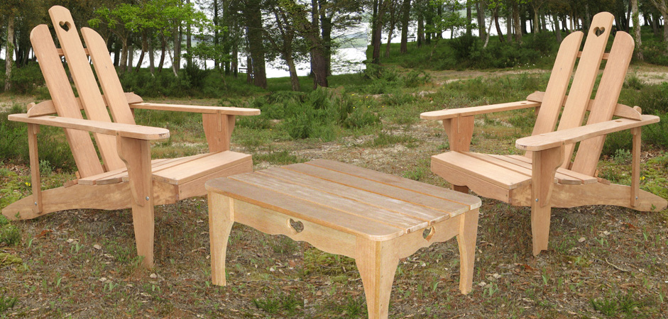 Meubles de jardin en bois: les nuances de choix