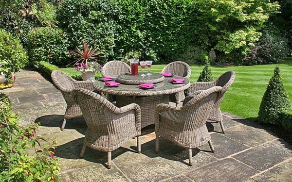 Mobilier de jardin en fibre de basalte