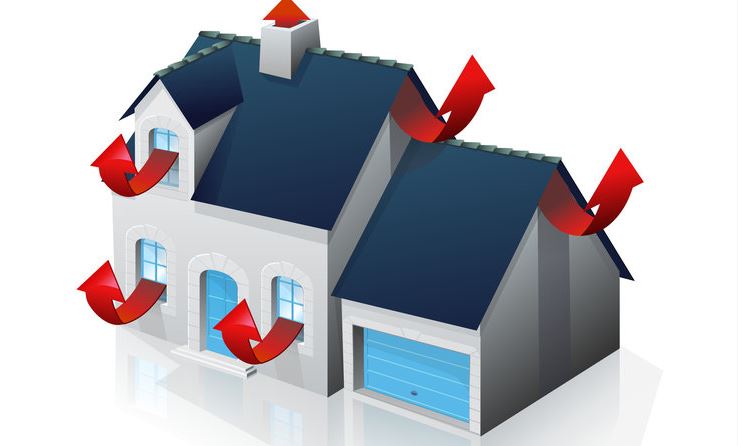 Par où s'échappe la chaleur dans une maison ?
