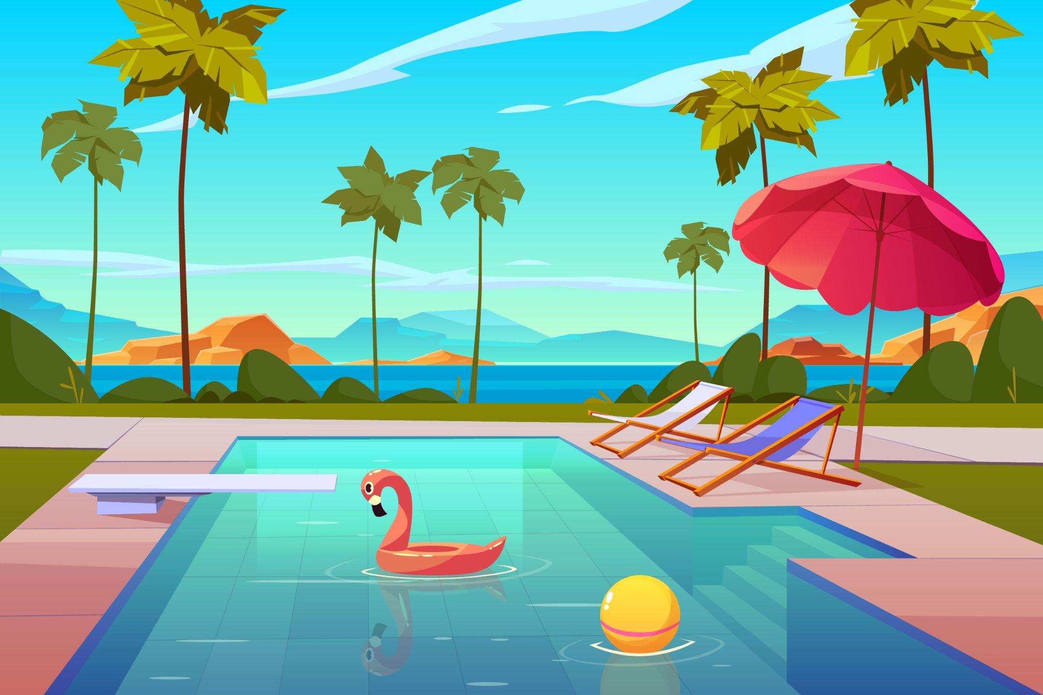 Comment poser du gazon artificiel autour d'une piscine ?