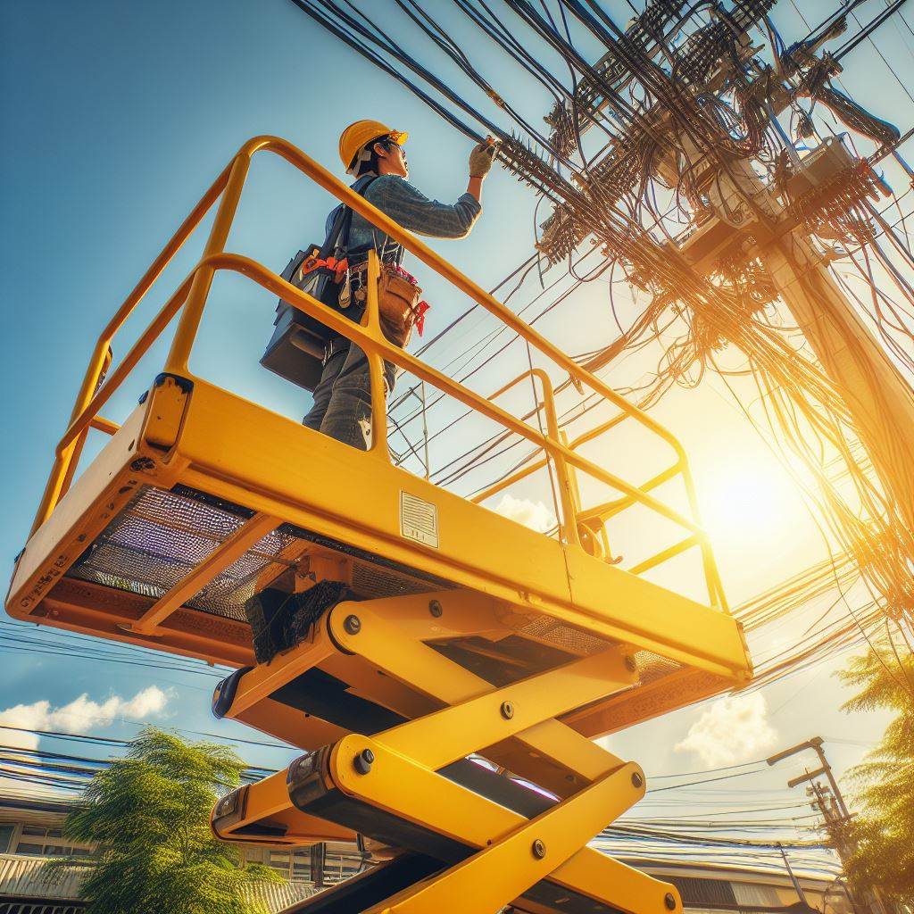 Guide pratique : Comment démarrer une nacelle ciseaux en toute sécurité