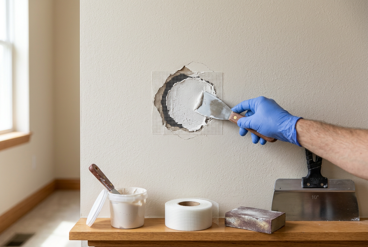 Comment réparer un trou dans un mur